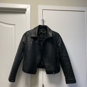 TOPSHOP PETITE LEATHER JACKET